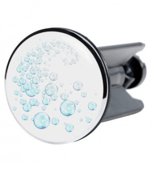 WCShop24 Waschbeckenstöpsel Wasserblasen