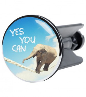 WCShop24 Waschbeckenstöpsel Yes you can