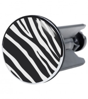 WCShop24 Waschbeckenstöpsel Zebra