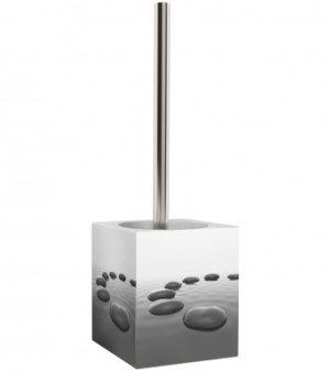 WCShop24 WC-Bürste Black Stones