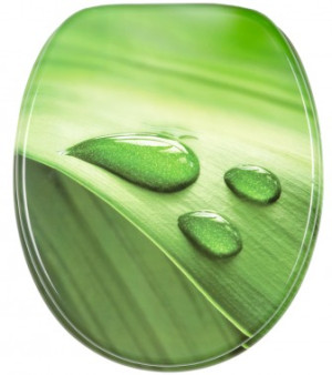 WCShop24 WC-Sitz Green Leaf - Premium Toilettendeckel direkt vom Hersteller