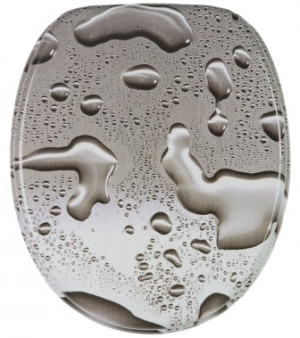 WCShop24 WC-Sitz Dewdrop - Premium Toilettendeckel direkt vom Hersteller