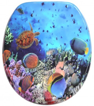 WCShop24 WC-Sitz Ocean - Premium Toilettendeckel direkt vom Hersteller