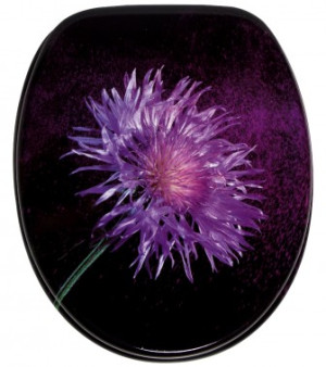WCShop24 WC-Sitz mit Absenkautomatik Purple Dust - Premium Toilettendeckel direkt vom Hersteller