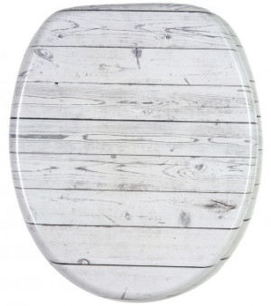 WCShop24 WC-Sitz mit Absenkautomatik Timber - Premium Toilettendeckel direkt vom Hersteller