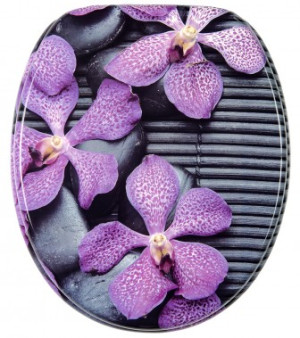 WCShop24 WC-Sitz mit Absenkautomatik Vanda - Premium Toilettendeckel direkt vom Hersteller