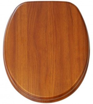 WCShop24 WC-Sitz Mahagoni - Premium Toilettendeckel direkt vom Hersteller