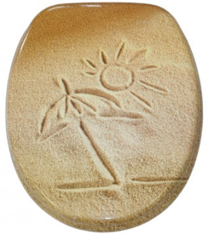 WCShop24 WC-Sitz mit Absenkautomatik Sunshine - Premium Toilettendeckel direkt vom Hersteller
