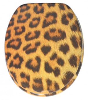 WCShop24 WC-Sitz Leopardenfell - Premium Toilettendeckel direkt vom Hersteller