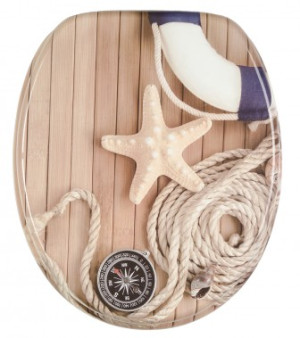 WCShop24 WC-Sitz Maritime - Premium Toilettendeckel direkt vom Hersteller