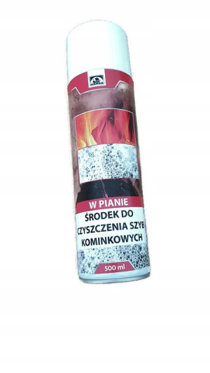 ŚRODEK DO CZYSZCZENIA SZKŁA KOMINKÓW W PIANIE