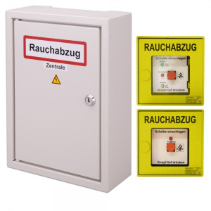 RWA-Treppenhaus-Set BSC RWA-Zentrale 2A inkl. 2 Taster gelb