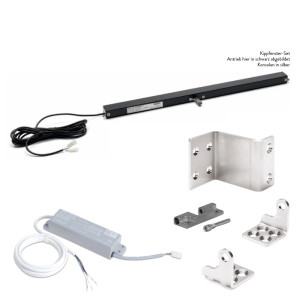 Kippfenster-Set Windowmaster WMX 814, 150mm, weiß incl. Konsolen und Netzteil