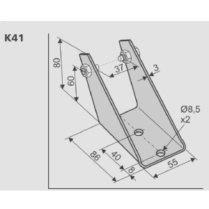 Aumüller Montagekonsole K41