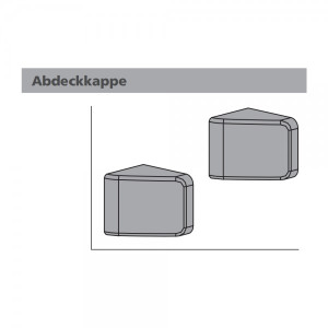 Aumüller Abdeckkappen für FVUB und FVUR und FVUE - 2 Stück