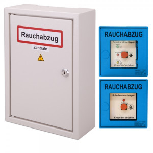 RWA-Treppenhaus-Set BSC RWA-Zentrale 2A inkl. 2 Taster blau