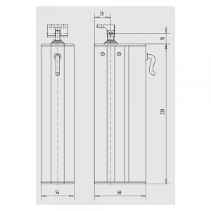 WSS Elektro-Teleskop-Spindelantrieb, 3-stufig