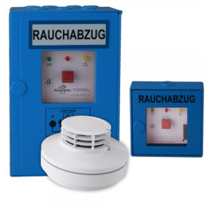 RWA-Treppenhaus-Set Kingspan STG TRZ Plus mit integr. Taster, zus. Taster bla...