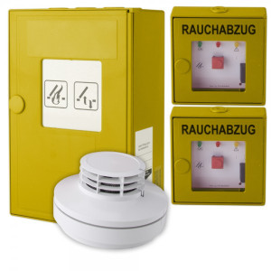 RWA-Treppenhaus-Set Kingspan STG RWA-Zentrale TRZ Plus inkl. 2 Taster gelb, R...