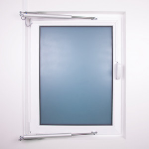 Drehfenster-Tandem-Set RWA-Beschlag 1050 mit OFV1 150mm incl. Konsolen K1050 ...