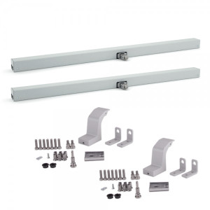 Kippfenster-Tandem-Set CDC 230V 500mm silber incl. Konsole BS-CDC-PI01-M-VFI