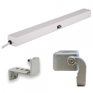Kippfenster-Set UCS Vega 230V 300mm weiß incl. Konsolen