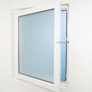 Drehfenster-Set KS2 230V R 300mm silber incl. Konsole F95