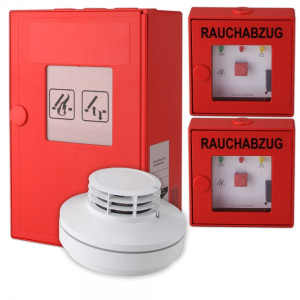RWA-Treppenhaus-Set Kingspan STG RWA-Zentrale TRZ Plus inkl. 2 Taster rot, Ra...