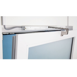 Kippfenster-Set KS2 230V R 150mm silber incl. Konsole F95