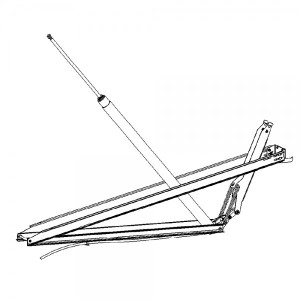LAMILUX Traverse Rauchlift BE 150 Pneumatisch - Nur Auf (PNA)