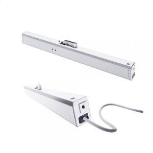 Kippfenster-Set für Zugbrücke KS6 24V 600mm silber incl. Konsole K-D3