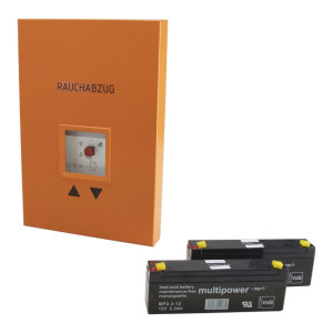 BSC RWA Zentrale EN 24V 2,5A-1-1 RAL2011 orange mit Lüftertaster (E8/R)