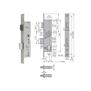 WSS Systemschloss/Einsteckschloss Serie 200 - U-Stulp