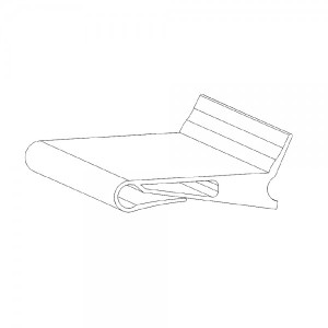 LAMILUX Anschlussdichtung Lichtband 10° [pro lfdm]