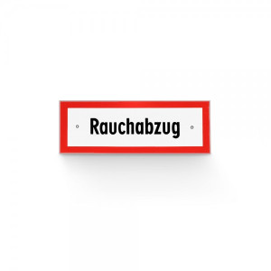 GEZE Hinweisschild Rauchabzug