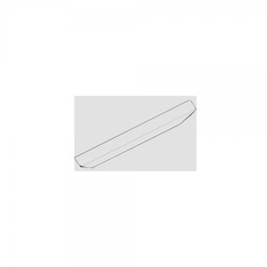 GEZE Abdeckprofil OL 320, 2 Meter in silber