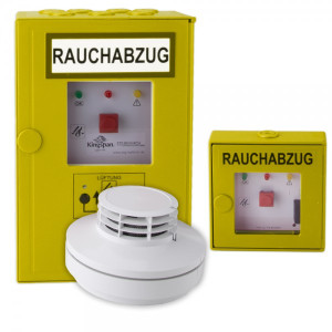 RWA-Treppenhaus-Set Kingspan STG TRZ Plus mit integr. Taster, zus. Taster gel...