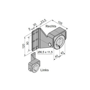 Aumüller Konsole K160 PLS FÜR PROFIL AW RO 50 NSK