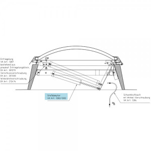 LAMILUX Stoßdämpfer Rauchlift F80 ab OKD 180