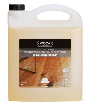 WOCA 5 Liter Holzbodenseife natur- pflegende Reinigung - Schnäppchen (5 Liter)