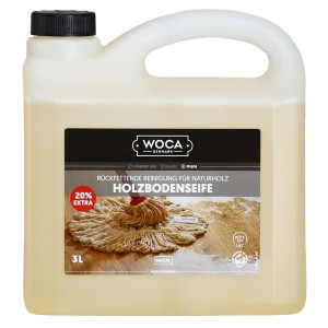 WOCA 3 Liter Holzbodenseife natur 20% extra Natural Soap - Schnäppchen (3 Liter natur 20% extra )