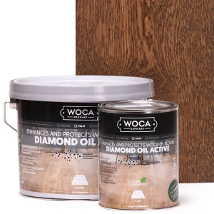 WOCA Diamant Öl Aktiv Smoke Braun (2,5 Liter)