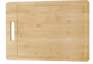Schneidbrett Bambus 42x30x1,5cm Braun | Braun