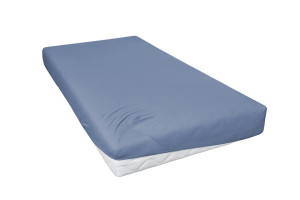 Spannbetttuch ca. 190x200 cm blau Jersey | 1