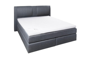 Spannbetttuch für Topper ca. 190x200 cm weiß Elastan-Jersey | 1