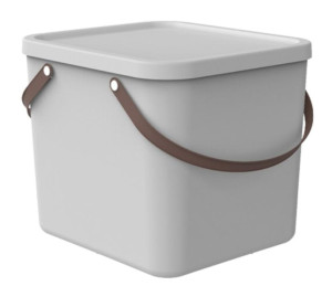 Aufbewahrungssystem BPA-frei 40L ALBULA von Rotho Mistelweiß