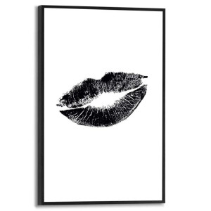 Wandbild HOT Lips Slim Frame Black ca. 20x30 cm SMF48031 | 1