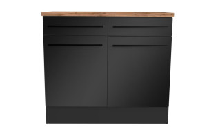 Unterschrank 100 Jazz von Bega Schwarz | 1