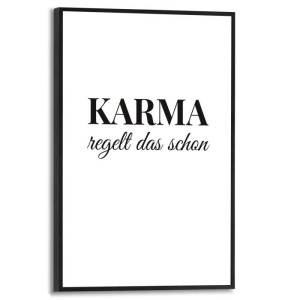 Wandbild KARMA Slim Frame Black ca. 20x30 cm SMF84817 | 1
