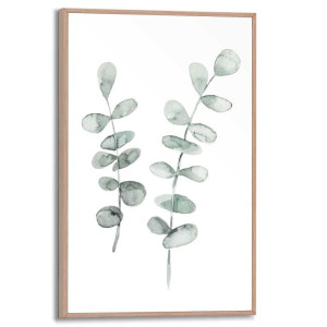 Wandbild EUCALYPTUS Strings Slim Frame Wood ca. 20x30 cm SMF87205 | 1